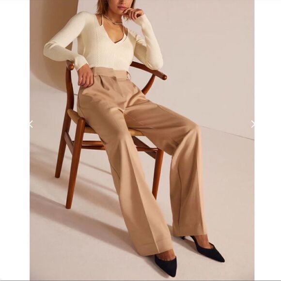 Favorite Daughter The Favorite Pant in Beige - Picture 2 of 8